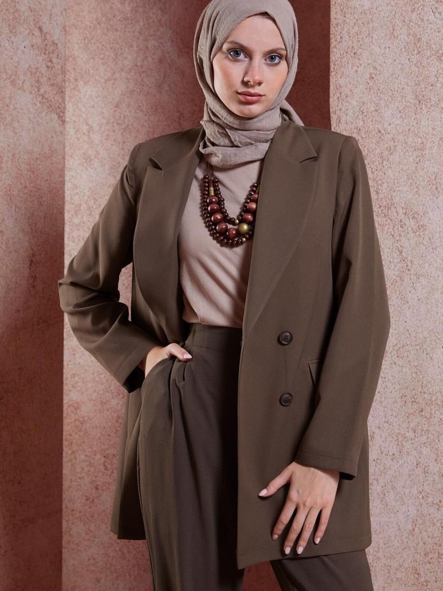 Alvina Kruvaze Yaka Blazer Ceket