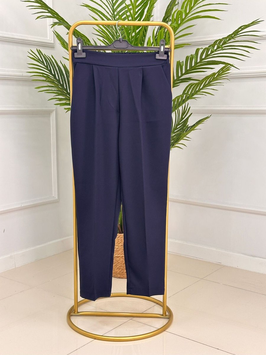 Talia Butik Beli Lastikli Kalem Pantolon