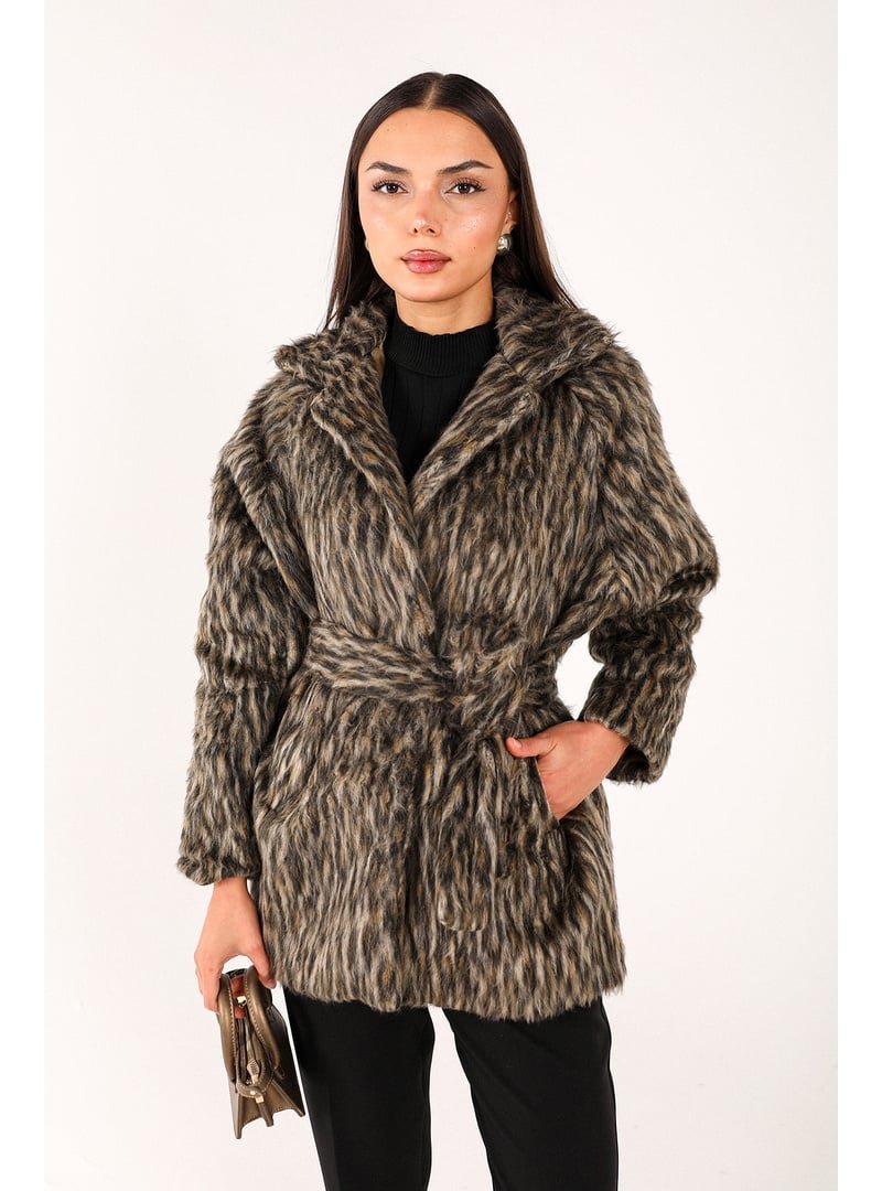 Melike Tatar Kahverengi Leopar Angora Kaban