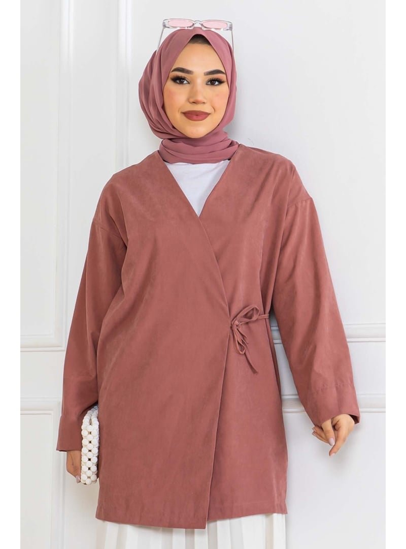 Benguen Gül Kurusu Yandan Bağmalı Kimono