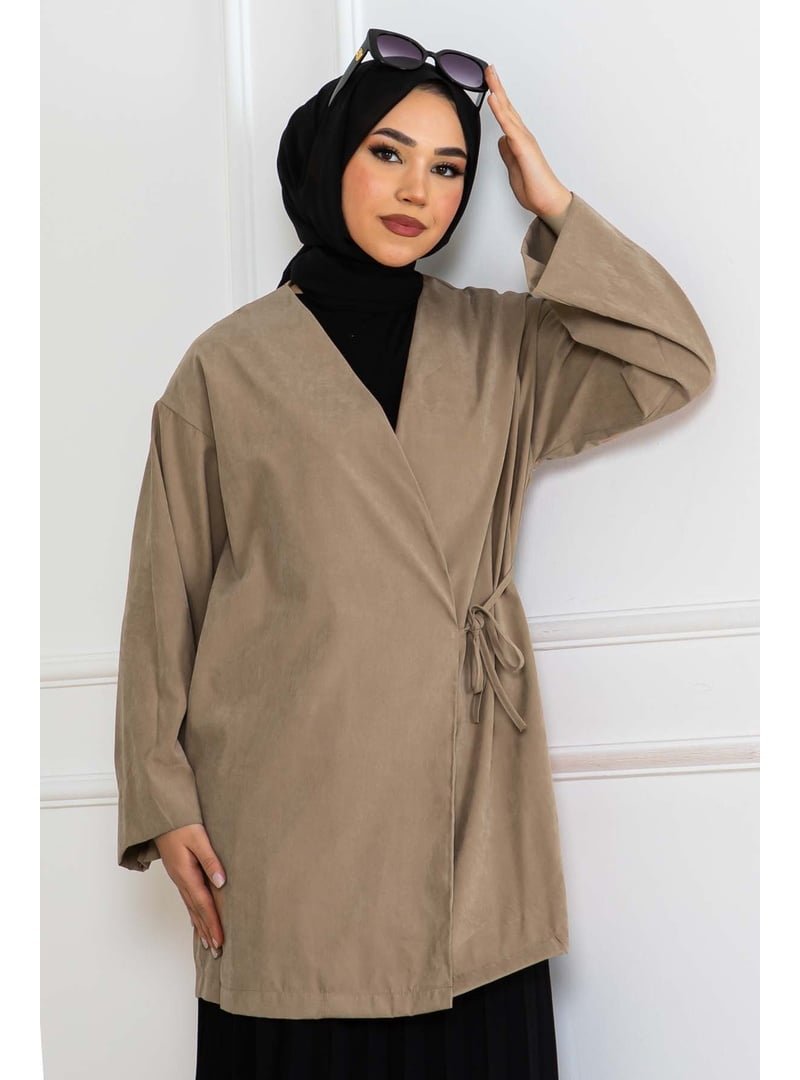 Benguen Vizon Yandan Bağmalı Kimono