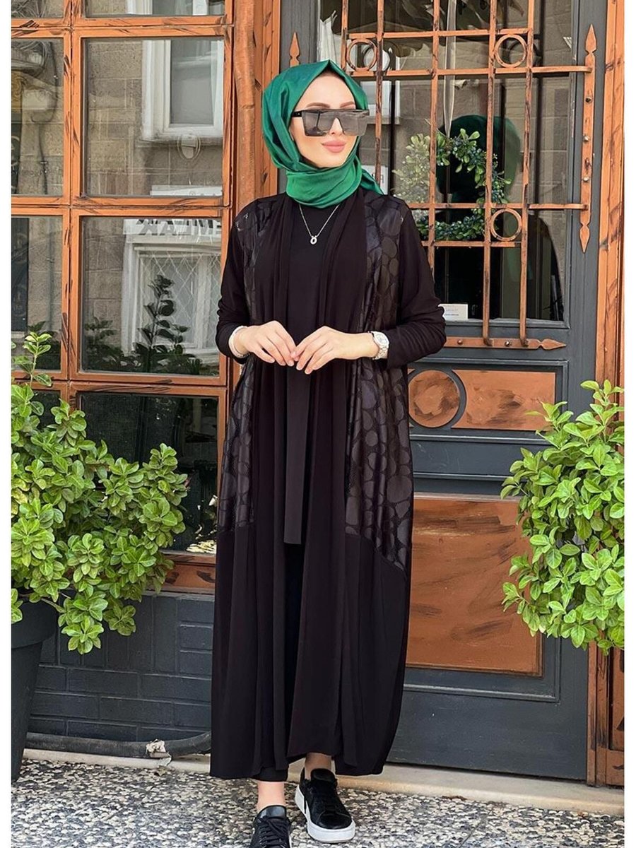 Ekshibutik Nurcan Çetin Hırka Siyah