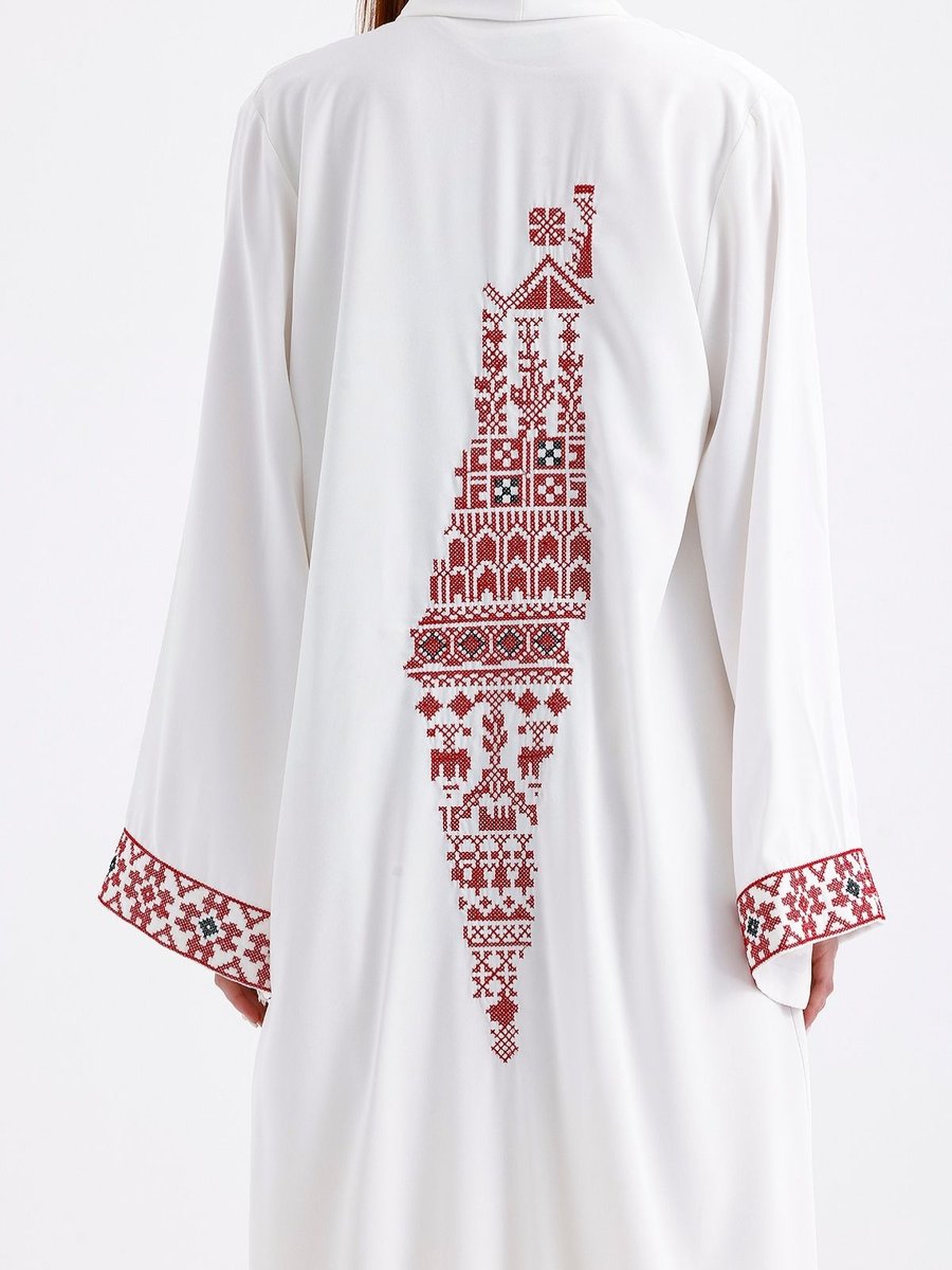 Leyla Store Filistin Nakışlı Ferace