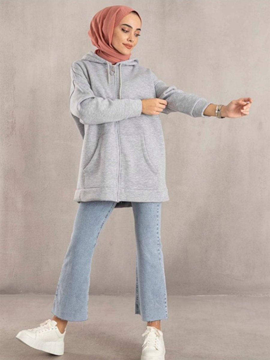 Boi Basic Unisex 5'li Kapüşonlu İplik Şardonlu Sweatshirt Bebe Mavi Siyah Kırmızı Gri Pembe