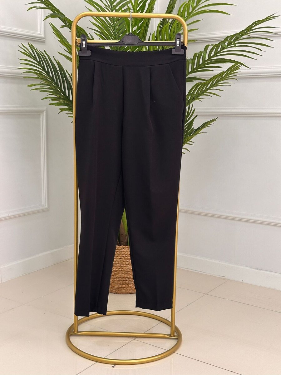 Talia Butik Beli Lastikli Kalem Pantolon