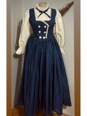 Asushvintage Nostaljik Tam Boy Elbise