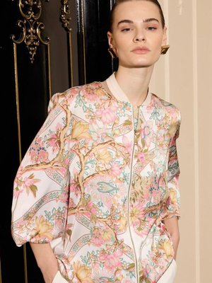 Lale Butik Missemramiss Vintage Modello Bomber Ceket Ekru