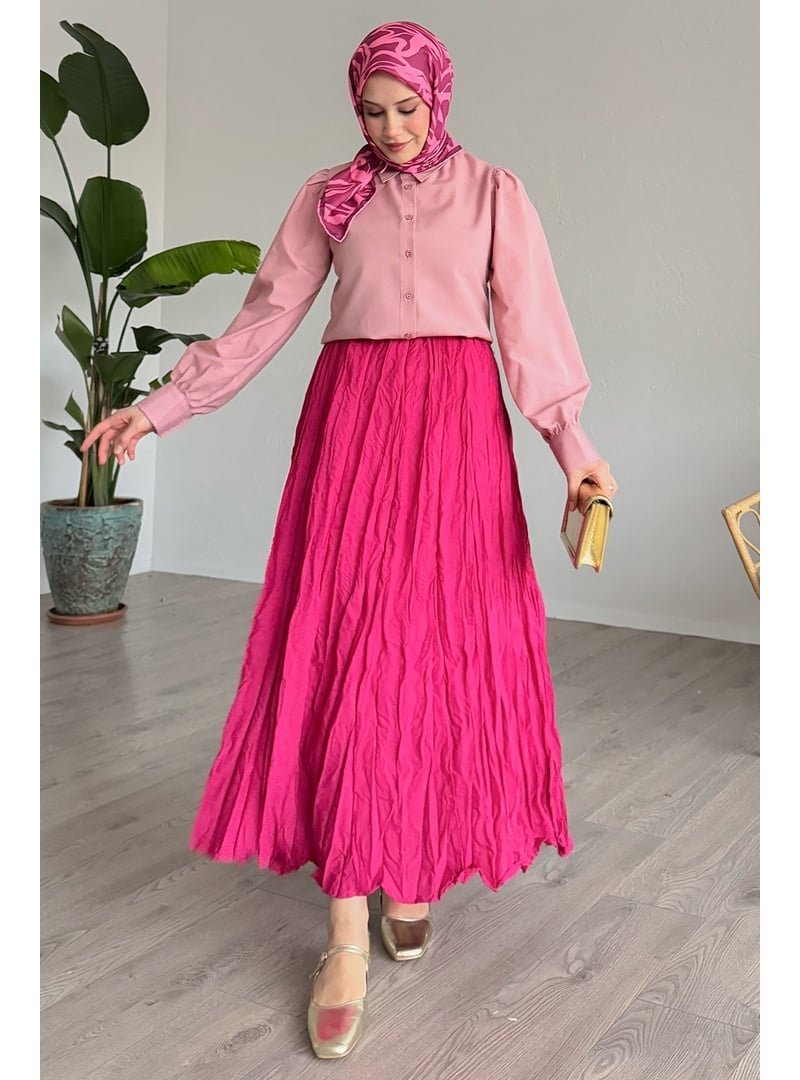 InStyle Kraş Etek Fuşya