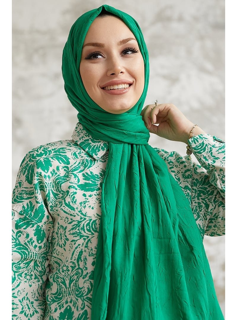 Ozprive Scarfs Yeşil Bambu Kraş Şal Ozprive Scarfs Yeşil Bambu Kraş Şal