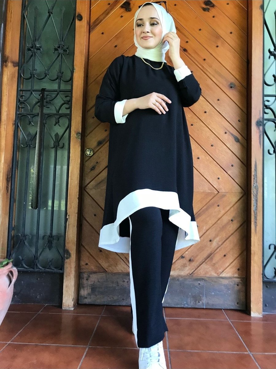 Aysun Aydemir Siyah Betaz İkili Eşofman Takım