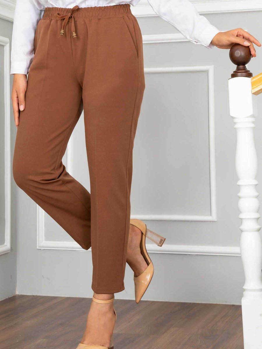 Ebrutesettür Beli Lastikli Pantolon