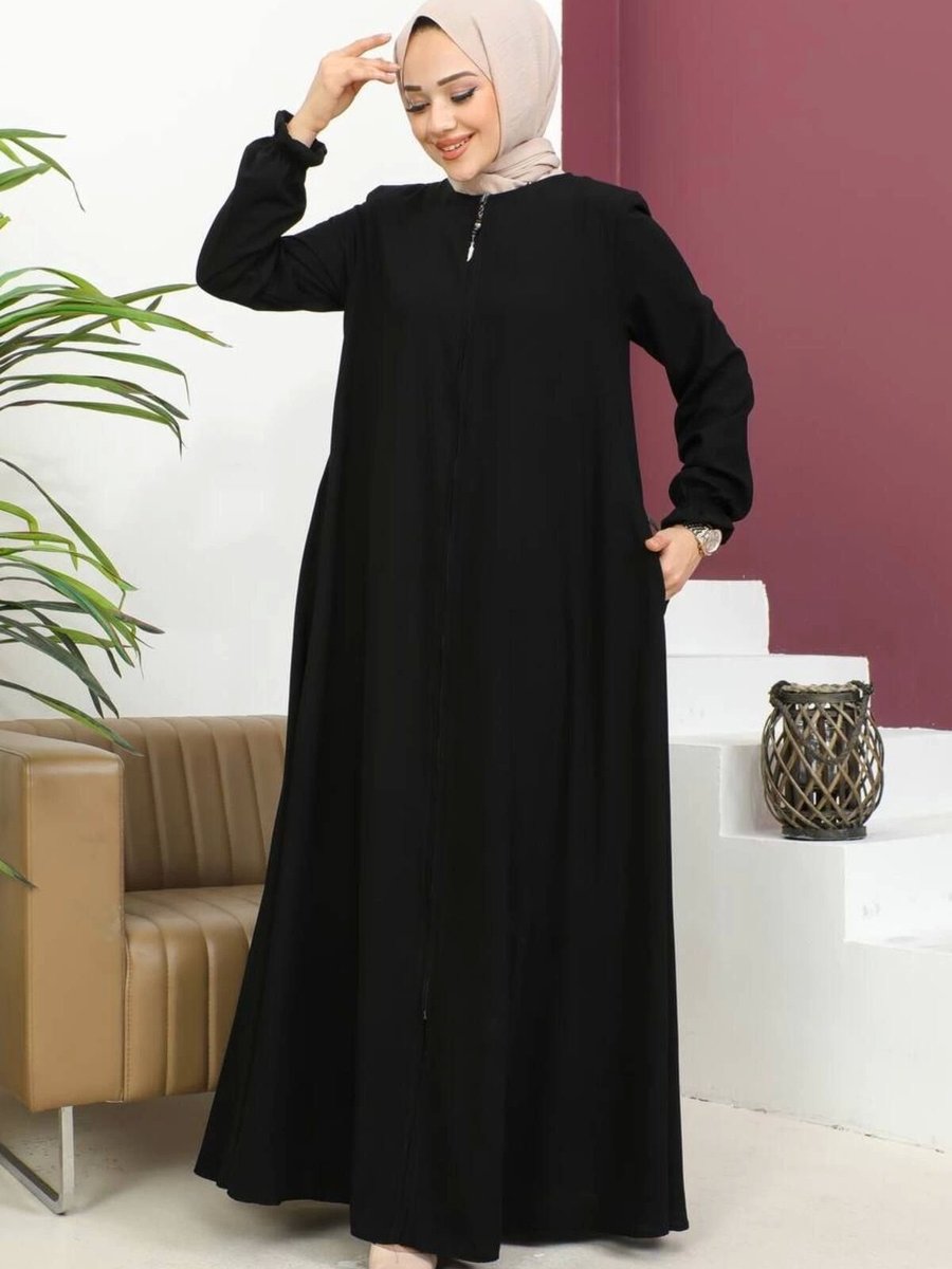 Nevayla Moda Medine İpeği Mevlana Ferace