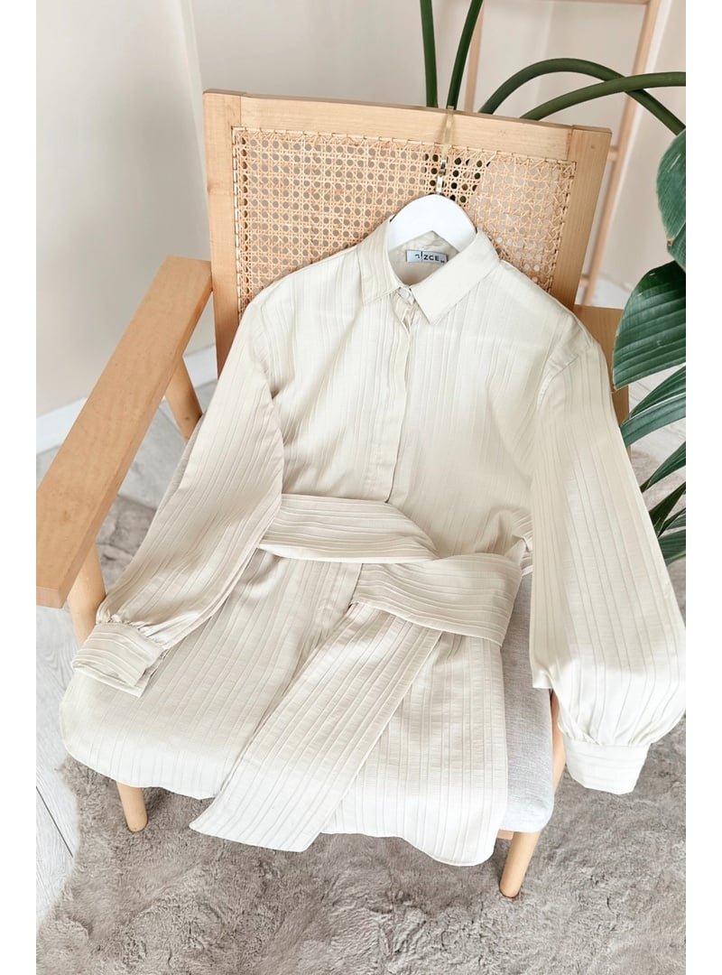 GİZCE Mabel Ekru Tunik