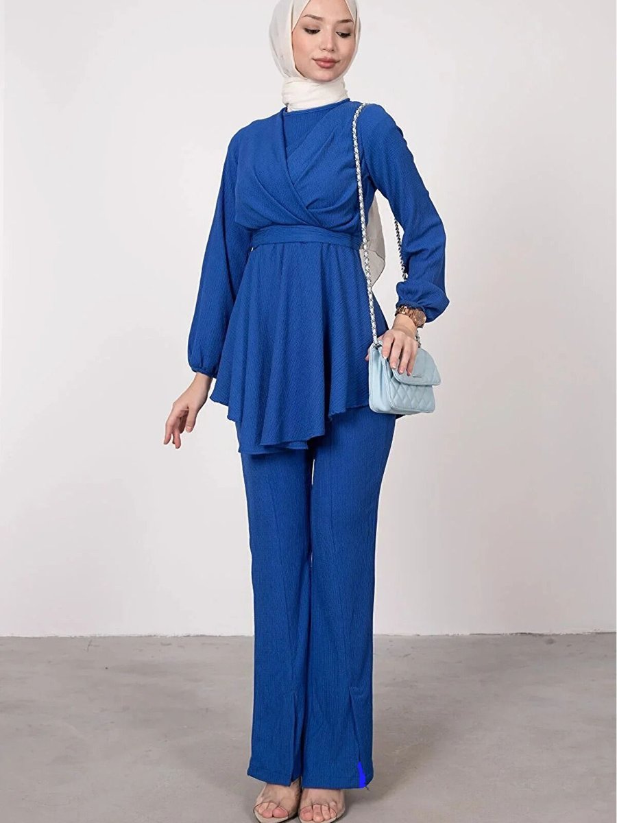 Modida Collection Fitilli Peri Çapraz Takım