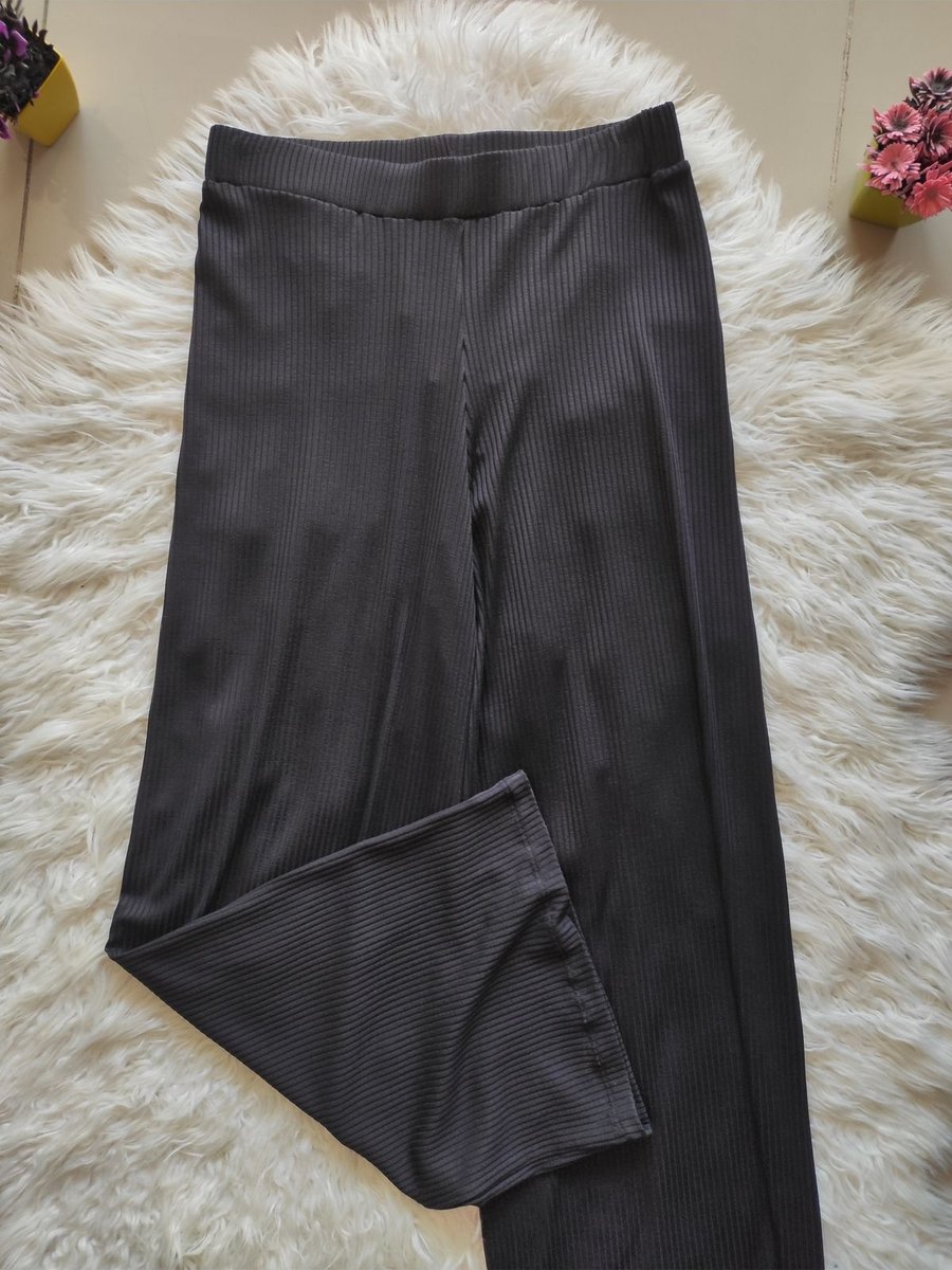 Sublime Butik Siyah Beli Lastikli Slim Fit İnce Yazlık Ayrobin Pantolon