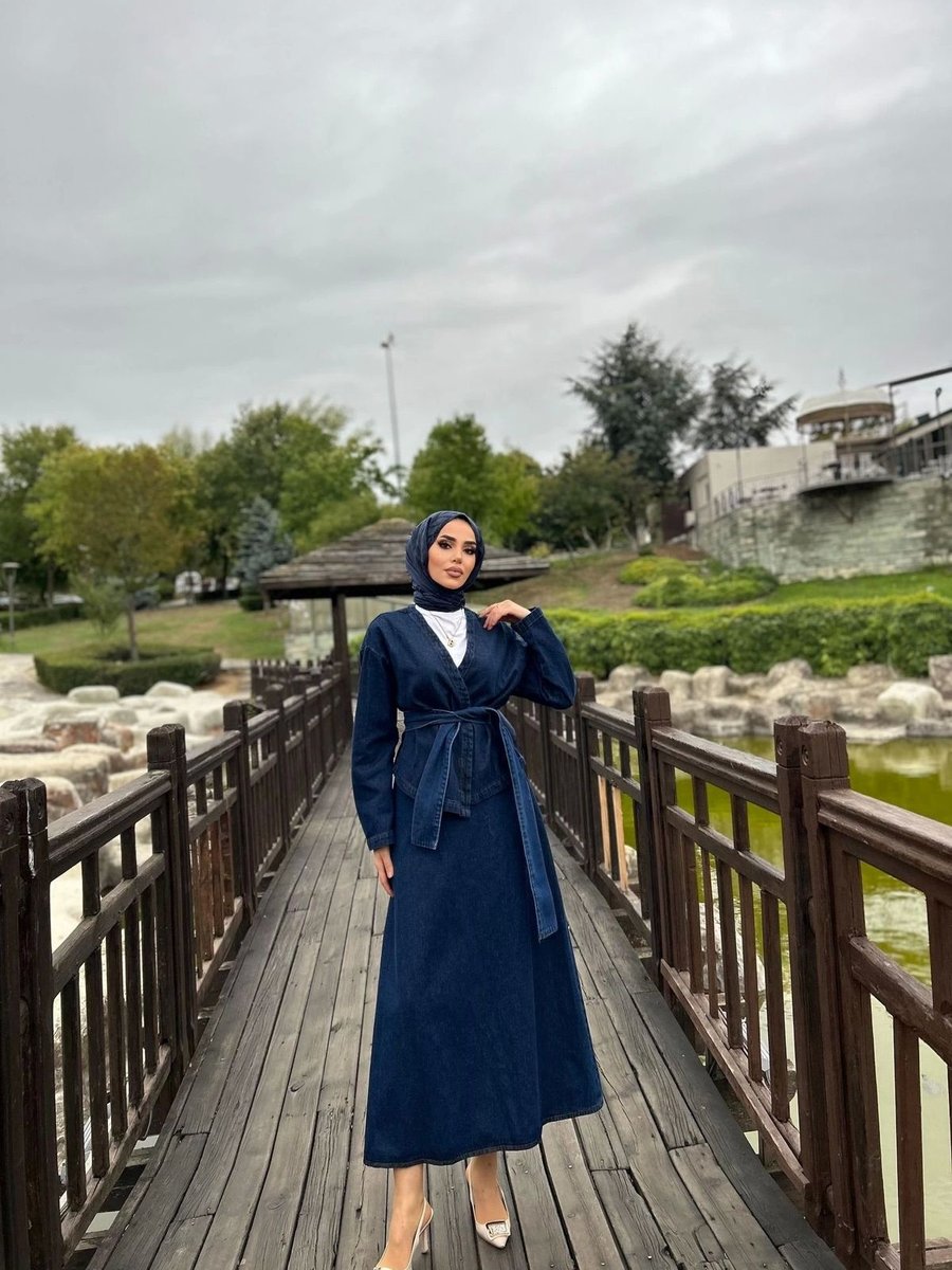 Defnece Butik Etekli Kot Takım