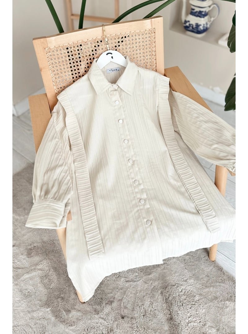 GİZCE Nigar Ekru Tunik