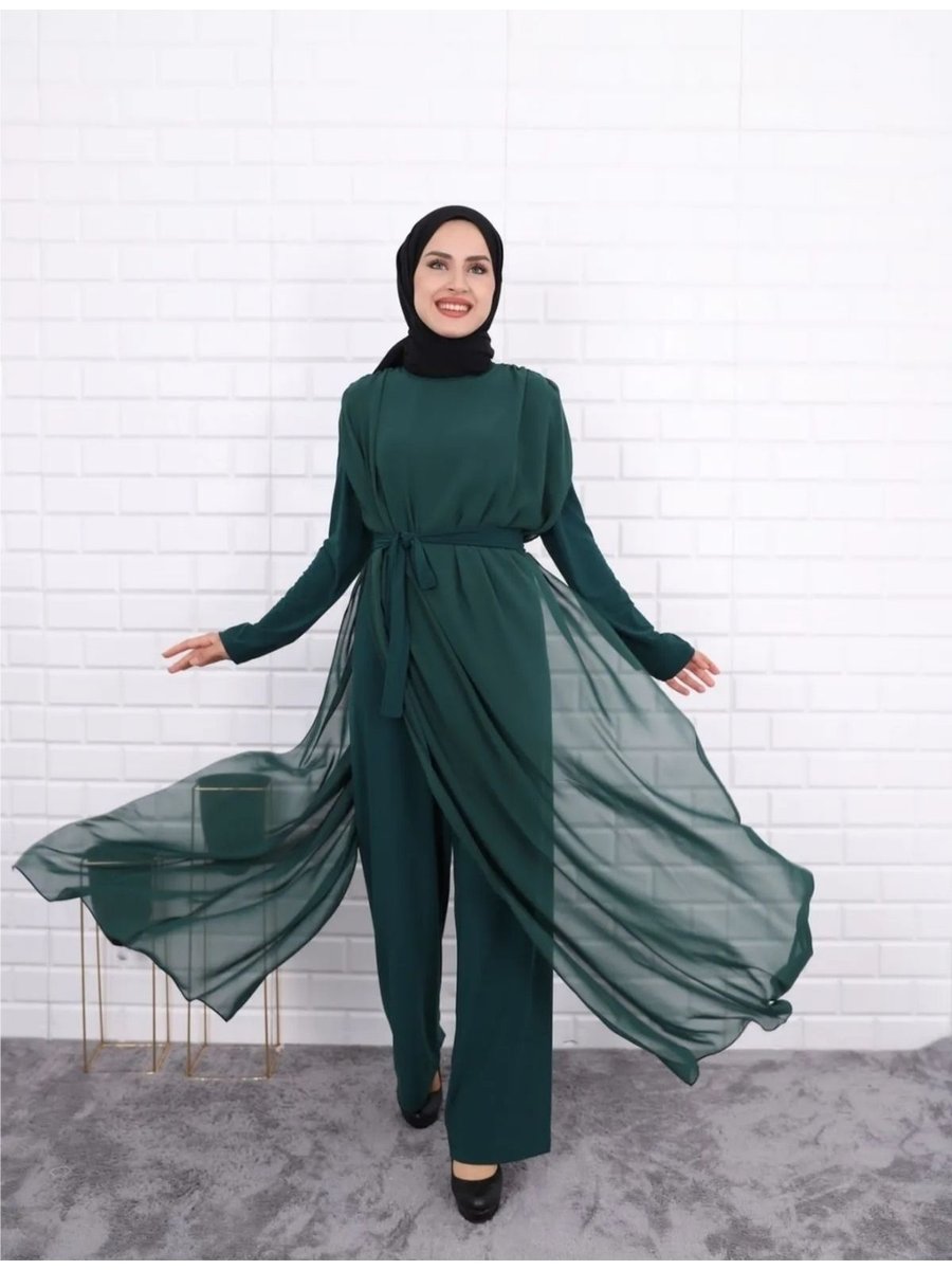 Çalıkuşu Tesettür Sifon Tulum