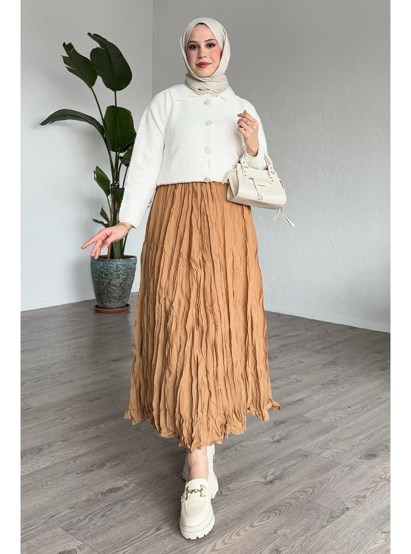 InStyle Camel Kraş Etek