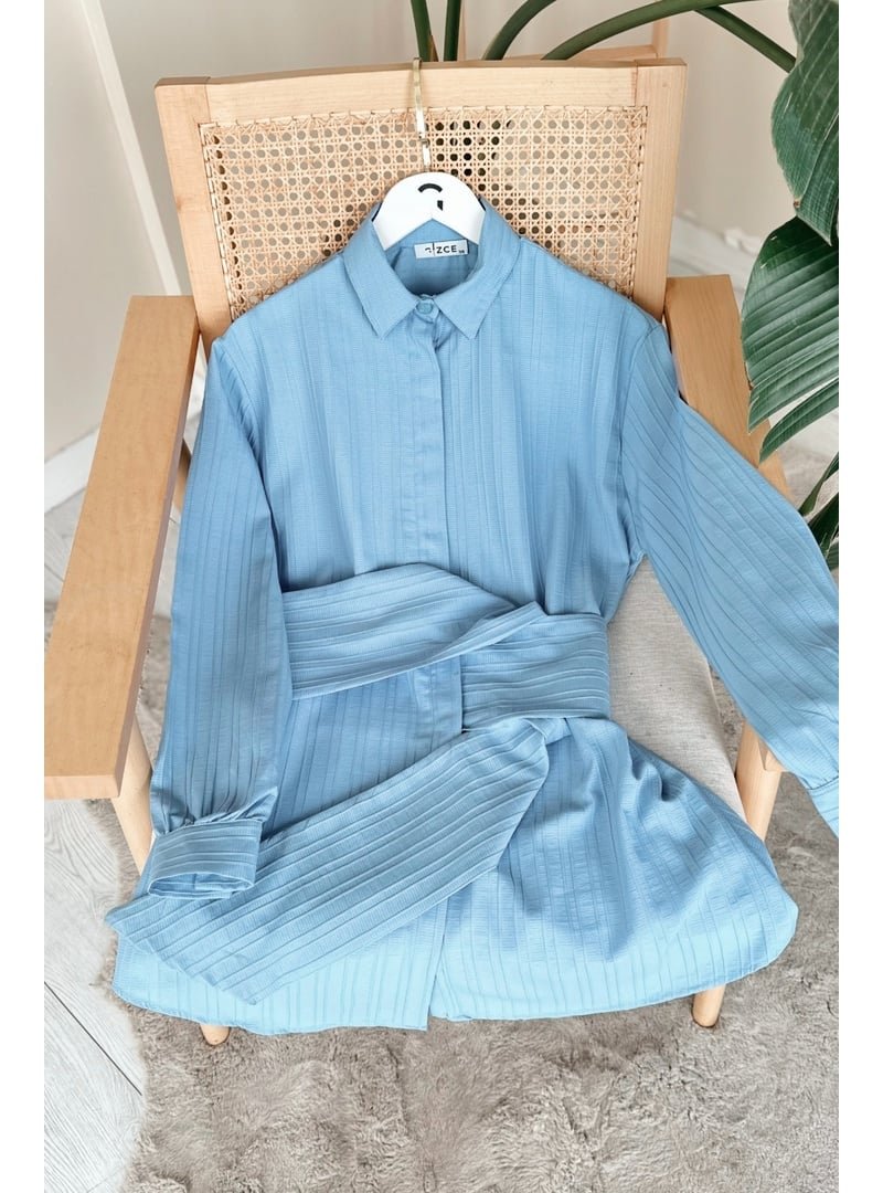 GİZCE Mabel Mavi Tunik
