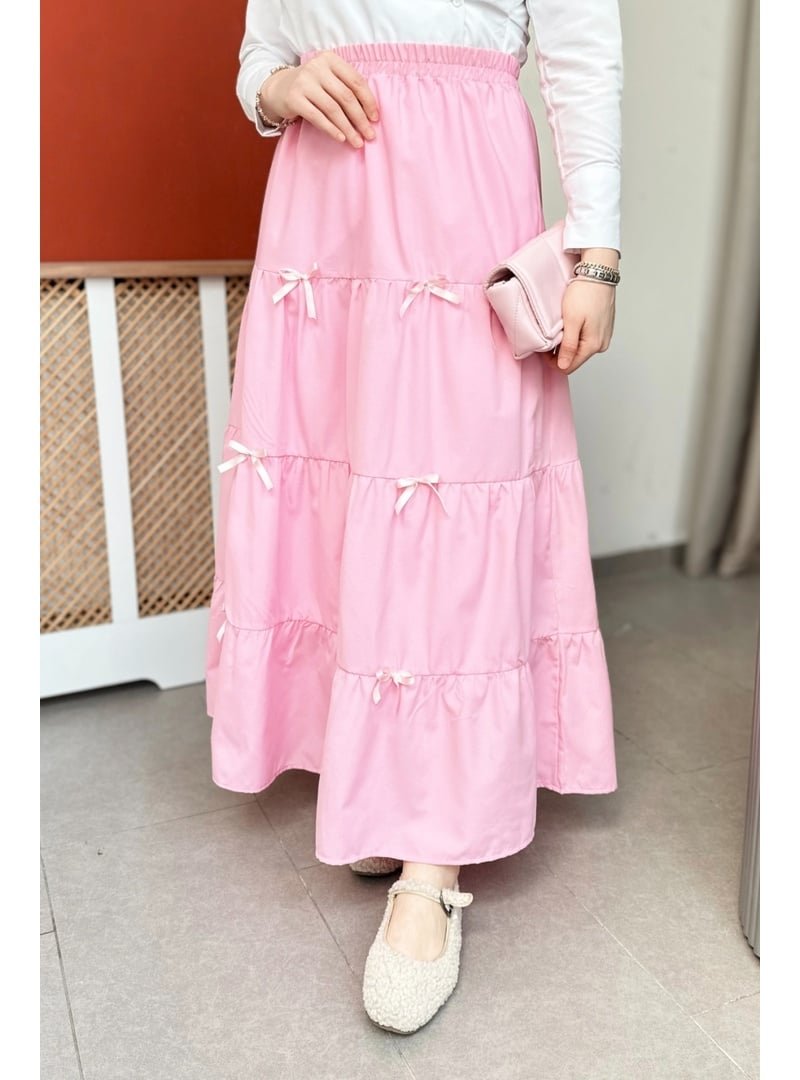 GİZCE Fiyonk Pembe Etek