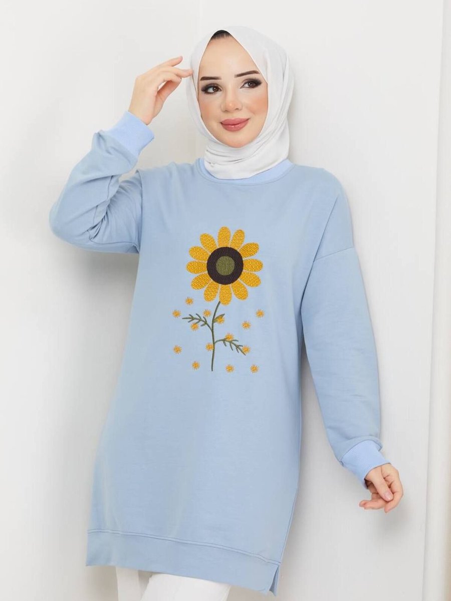 Bonita Nakışlı Tunik , Sweatshirt