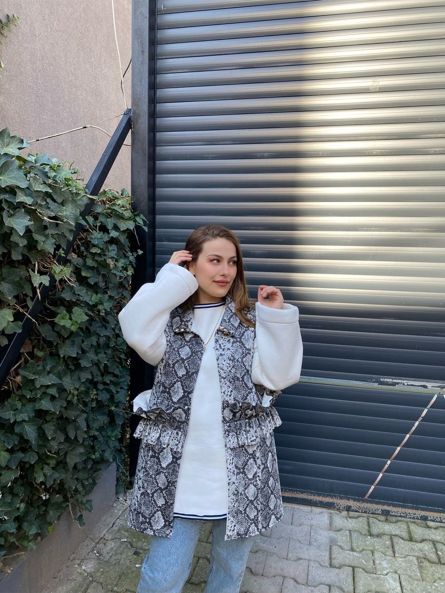 Ayseves Leopar Kot Yelek