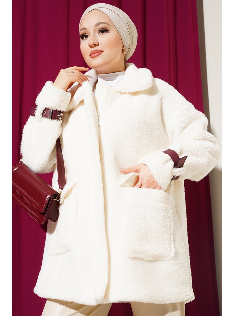 Bigdart Mürdüm Oversize Peluş Mont