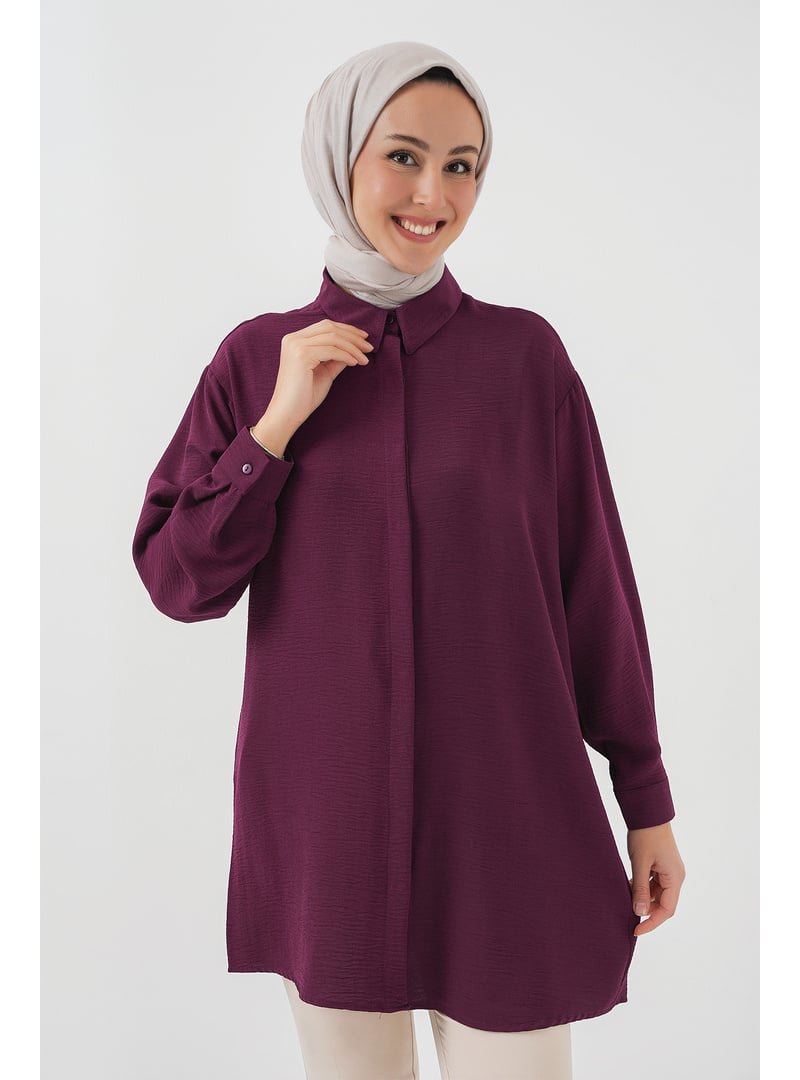 Bigdart Mor Uzun Gömlek Tunik