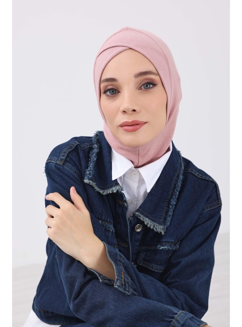 Aisha`s Design 4rb Pudra Önü Çapraz Detaylı Bone,tb