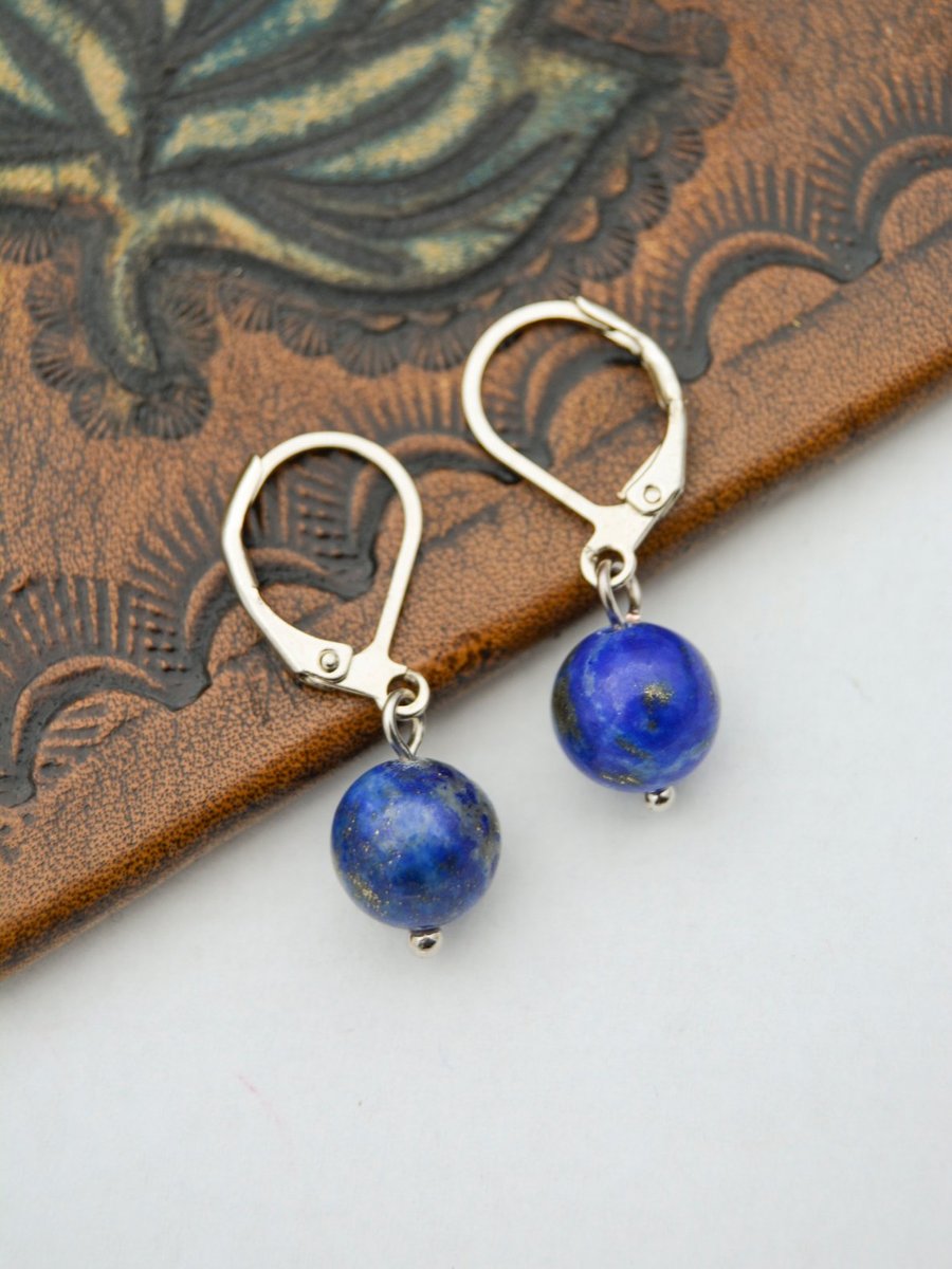 Stoneage Çok Renkli Lapis Lazuli Taşlı Küpe