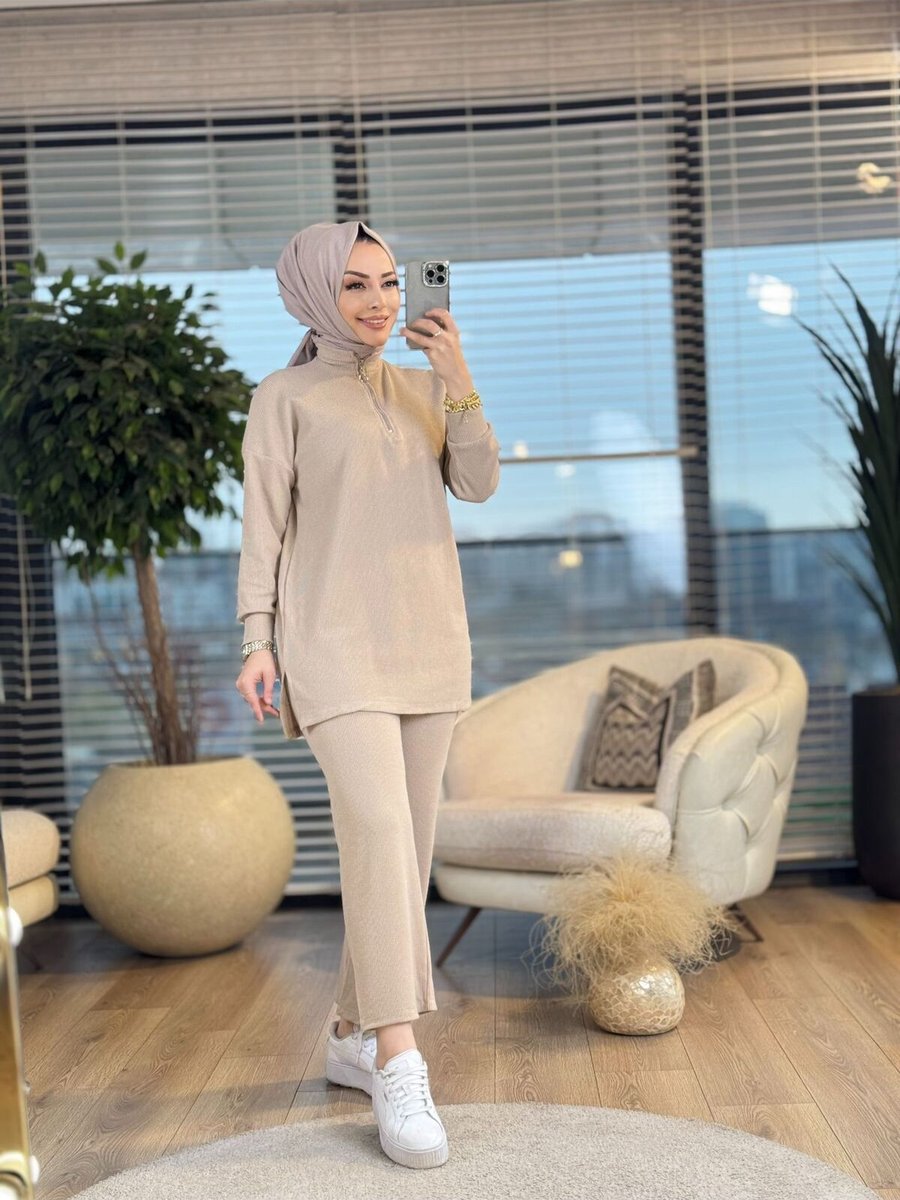 Alanurmoda Bürümcük Patı Fermuarlı Takım