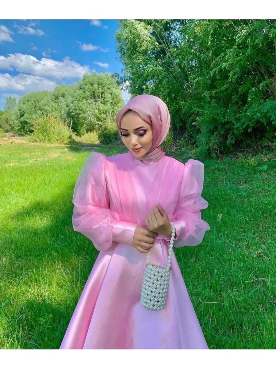 Nur Moda Tekstil Özel Tasarım Prenses Model Abiye Elbise