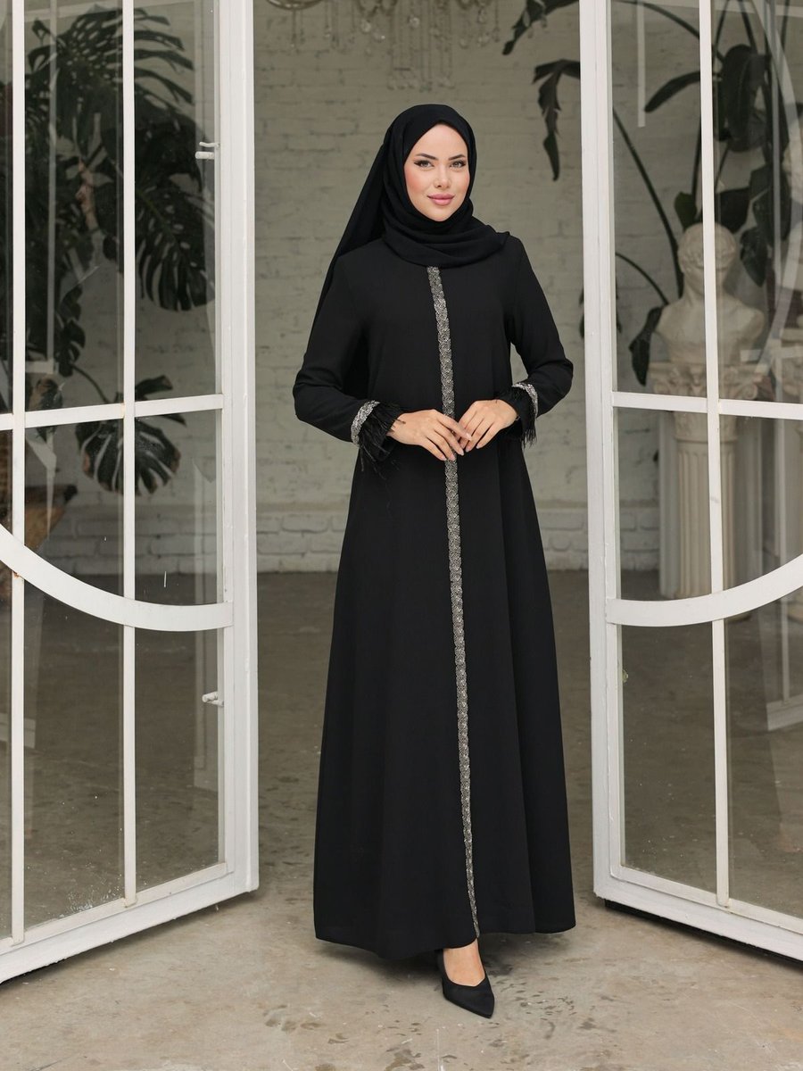 Butik Ahlem Model Lacivert Ferace