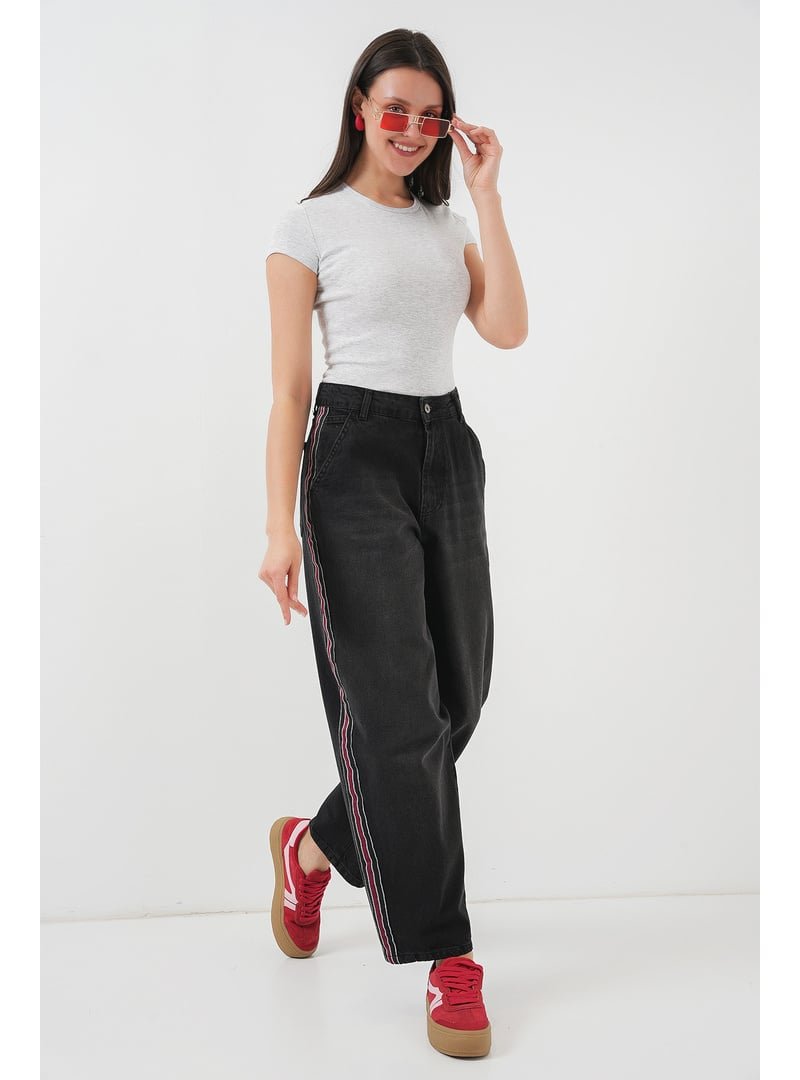 Bigdart Siyah Baggy Kot Pantolon