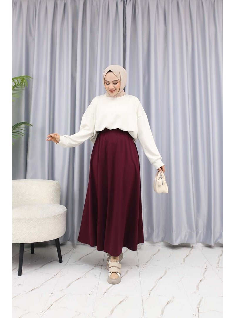 Zenane Oysho Etek Bordo