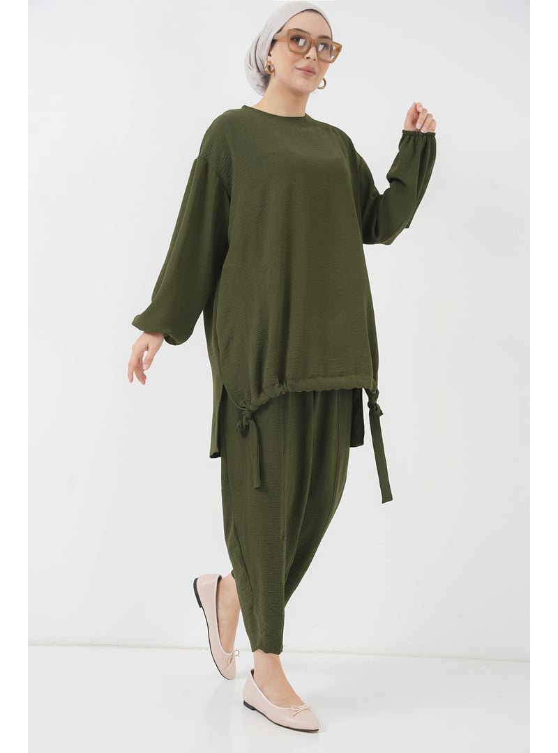 Bigdart Haki Tunik Pantolon İkili Takım