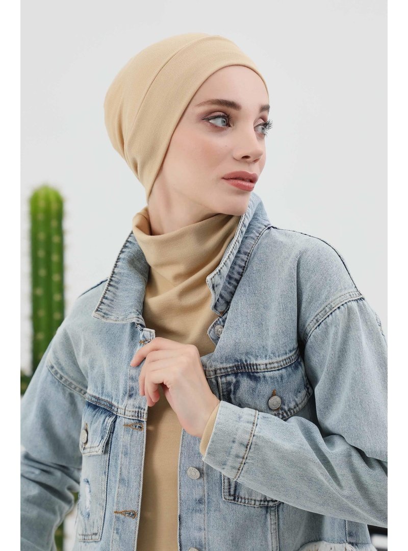 Aisha`s Design 37rb Bej Takçık Bone,b