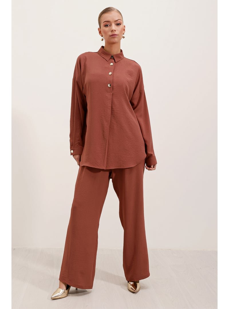 Bigdart Kiremit Oversize Alt Üst Takım