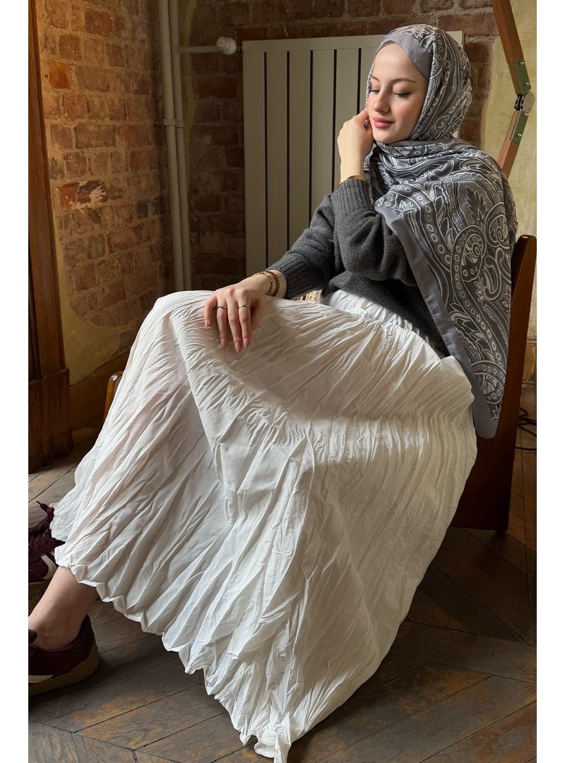 InStyle Beyaz Kraş Etek