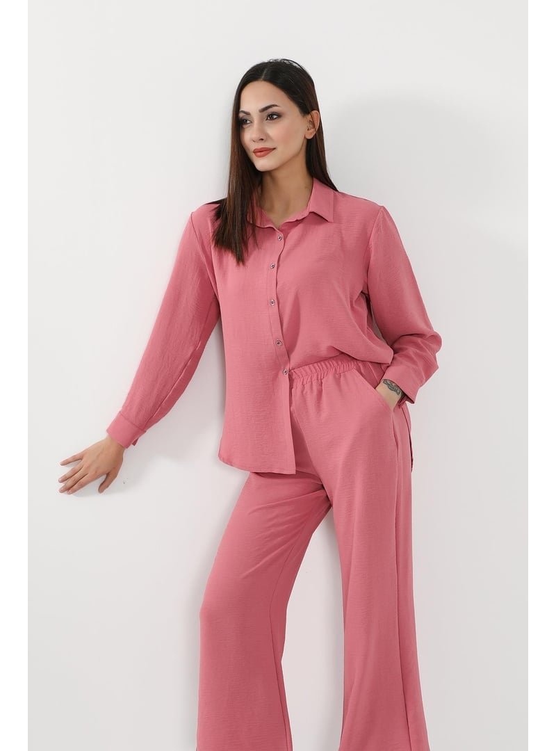 Aisha`s Design Koyu Pembe Rahat Ve Şık Günlük Aerobin Takım,tk