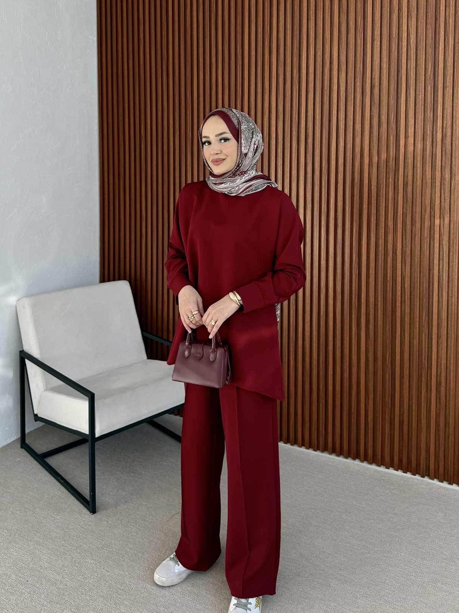 Melike Tatar Bordo Dabıl Basic Takım