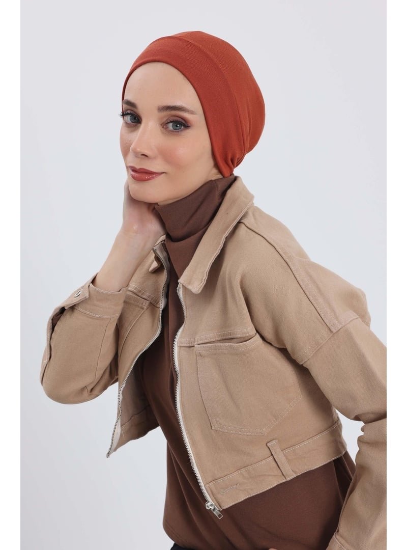 Aisha`s Design 37rb Kiremit Takçık Bone,b