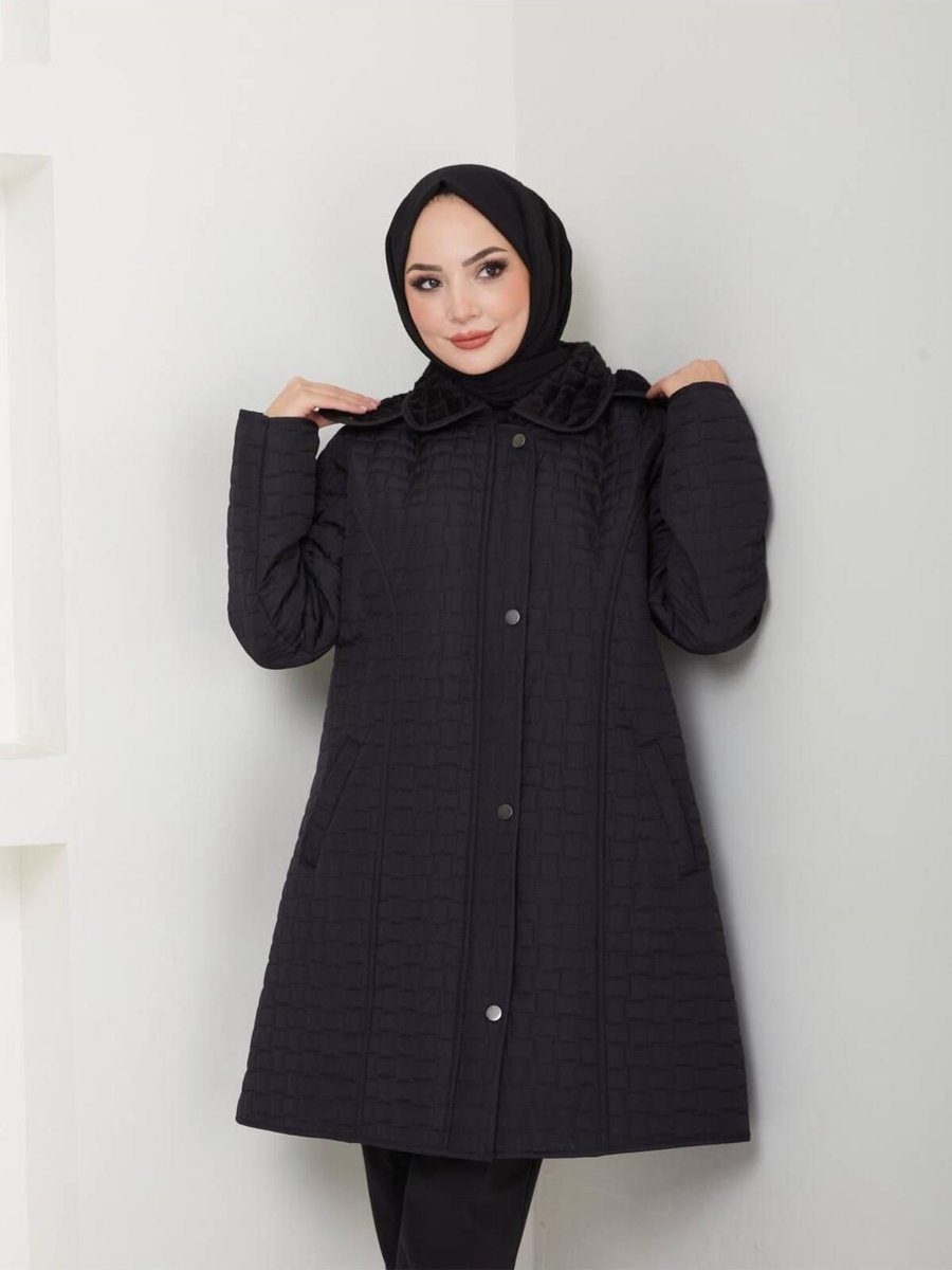 Moda Cm Kapitone Kumaş Mont