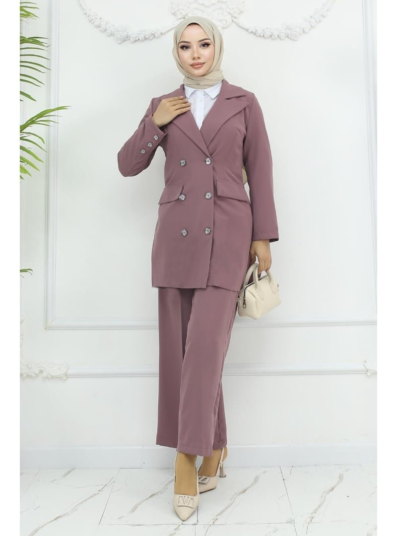 MISSVALLE Gül Kurusu Ceketli Takım MISSVALLE Gül Kurusu Ceketli Takım