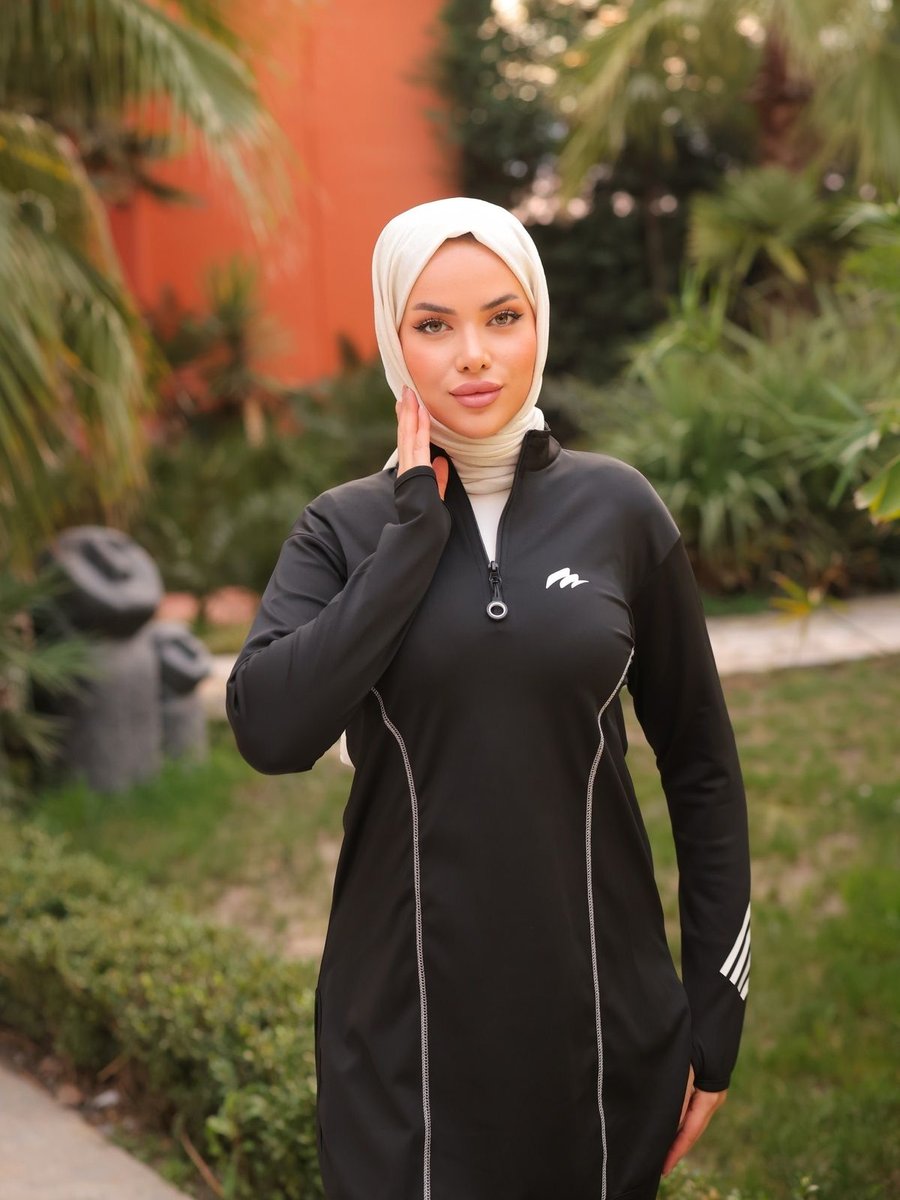 Ryzi Moda Fermuarlı Dalgıç Kumaş Jogger Spor Eşofman takımı