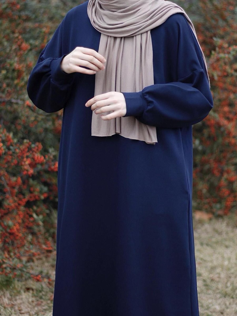 Ande Sweat Elbise Lacivert