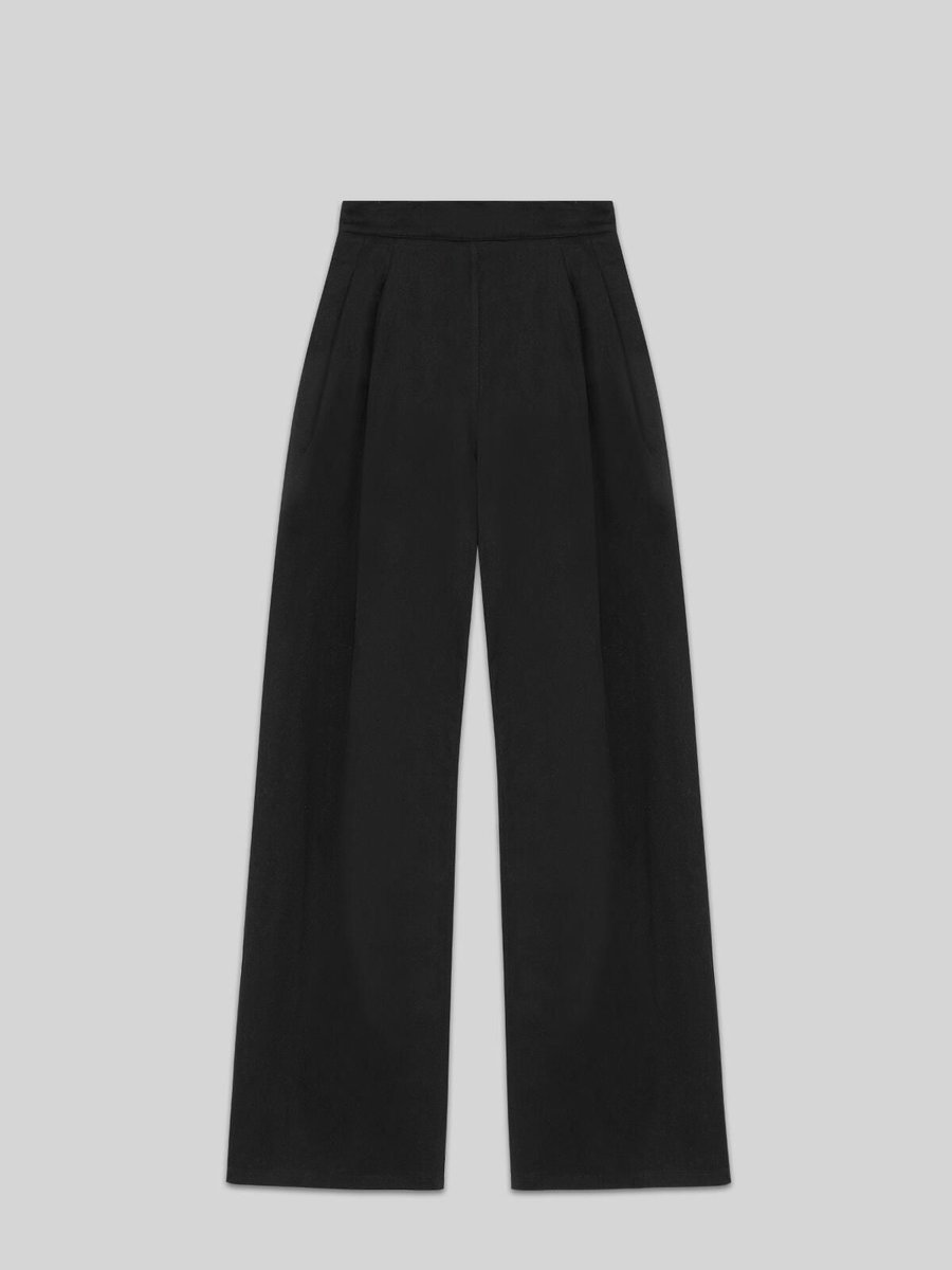 Touche Prive Çift Pileli Gabardin Pantolon