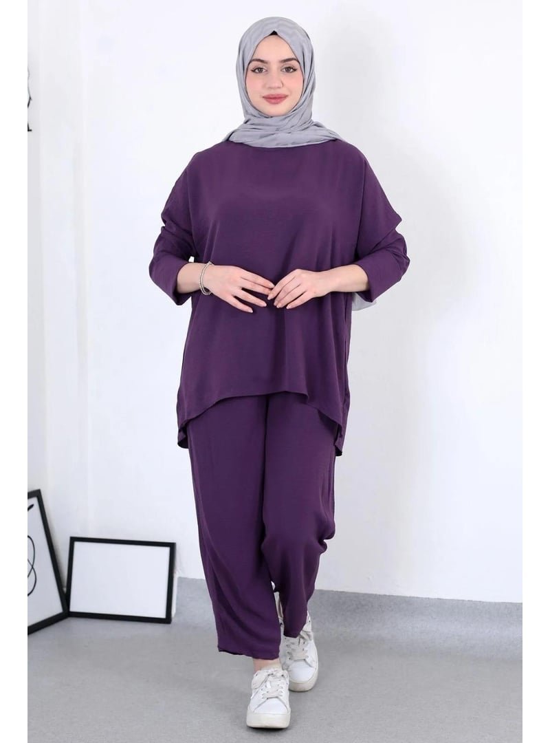 Pelsu Moda Kadın Ayrobin Kumaş 2li Takım