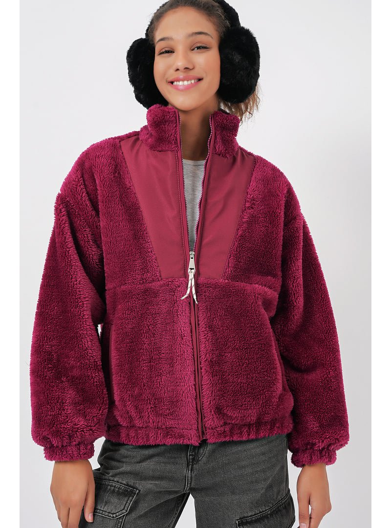 Bigdart Mürdüm Peluş Mont Ceket